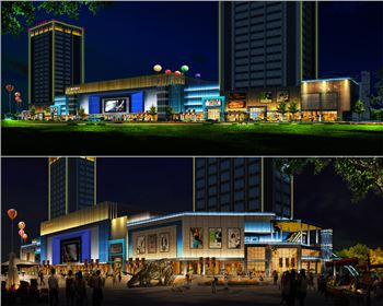 樓體亮化-正上新世界商業(yè)樓亮化工程