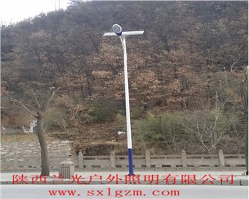 甘肅太陽能路燈-甘肅省商洛市柞水縣路燈工程